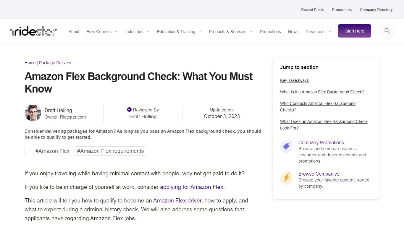 Amazon Flex Background Checks: Red Flags They Will Catch - Ridester.com
