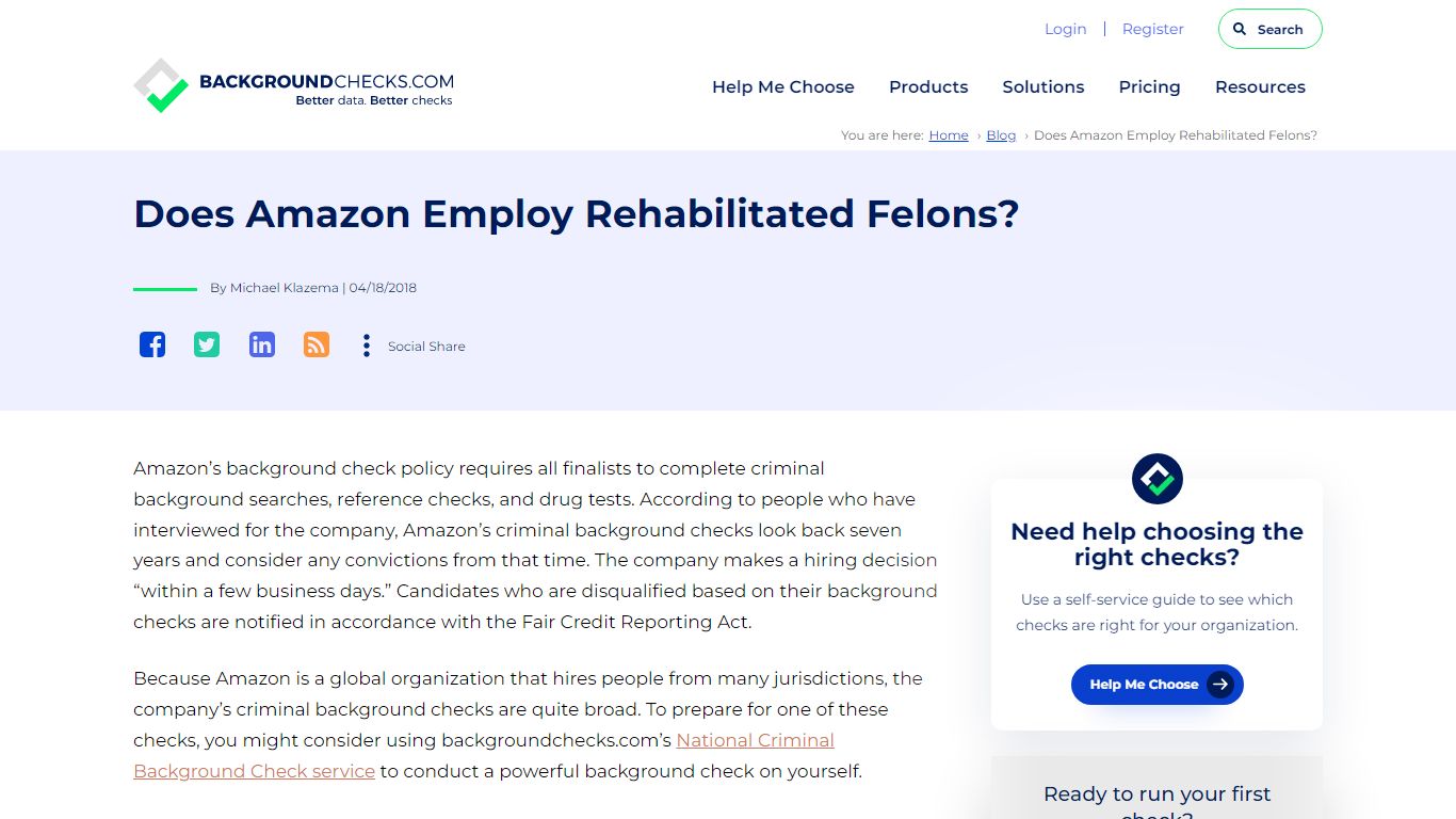 What's Included in an Amazon Background Check? Do They Hire Felons?