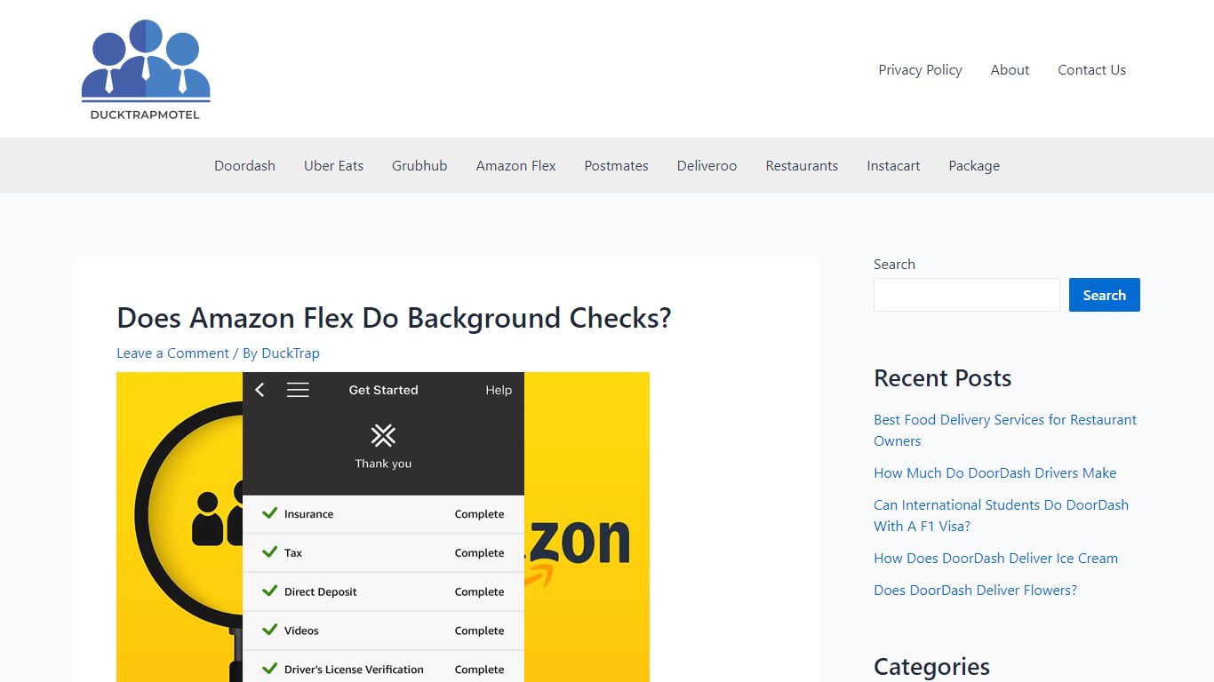 Does Amazon Flex Do Background Checks? - DuckTrapMotel